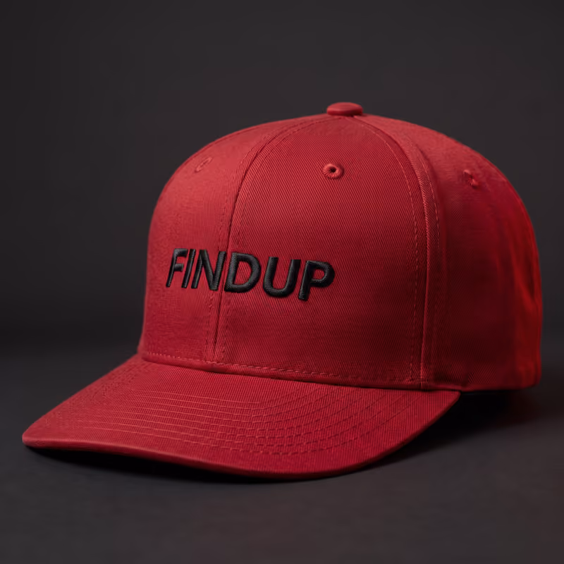 Crimson Fitted by Findup Sports