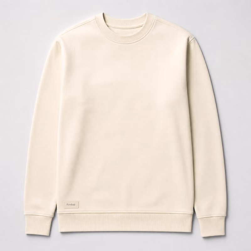 Cream Crewneck by Findup Sports
