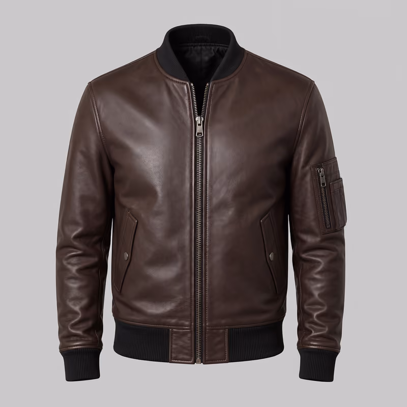 Lambskin Bomber Jacket