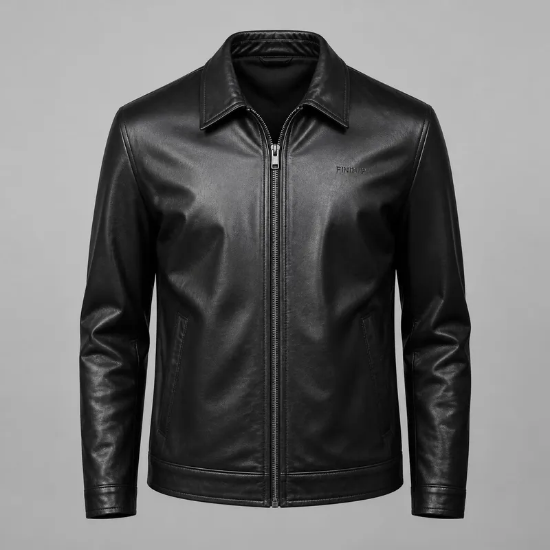 Classic Leather Jacket by Findup Sports