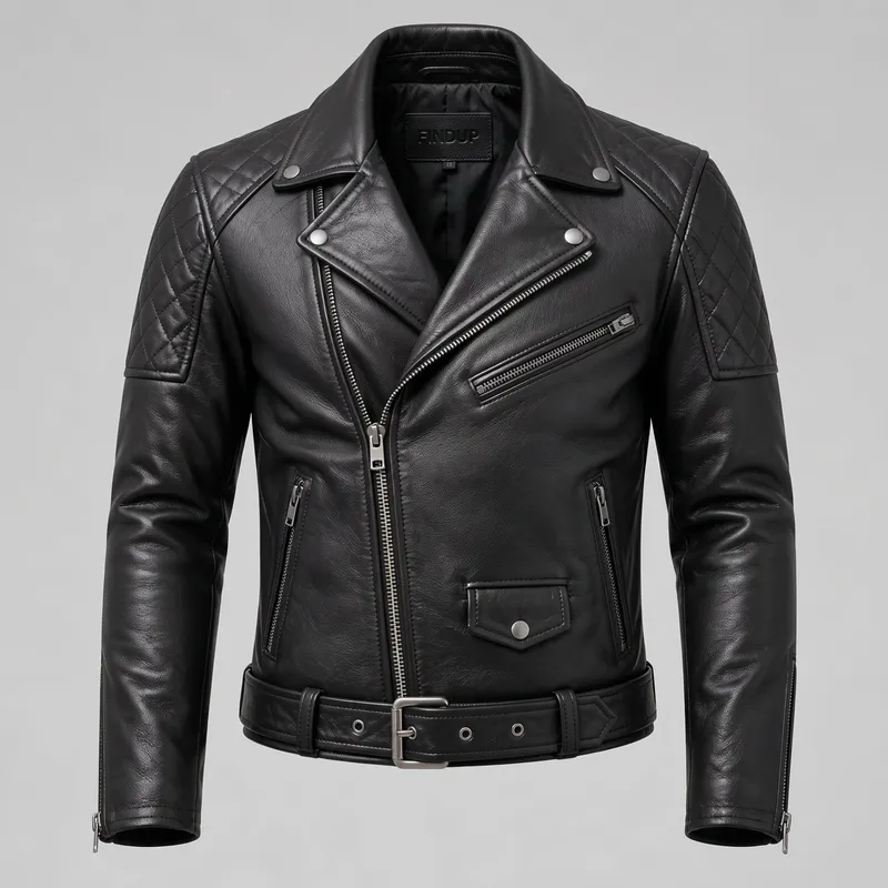 Biker Leather Jacket by Findup Sports